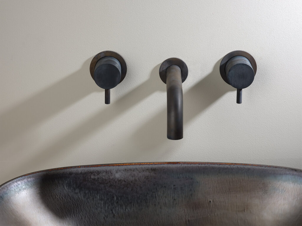 rubinetteria bagno acciaio inox