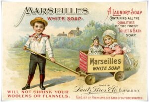 pubblicità vintage sapone di marsiglia