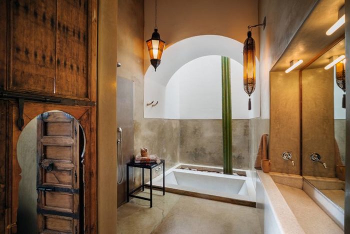 Bagno in stile marocchino