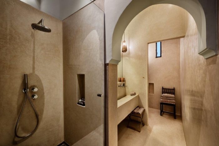 stile marocchino interni e bagno | Riad Living 72 Marrakesh