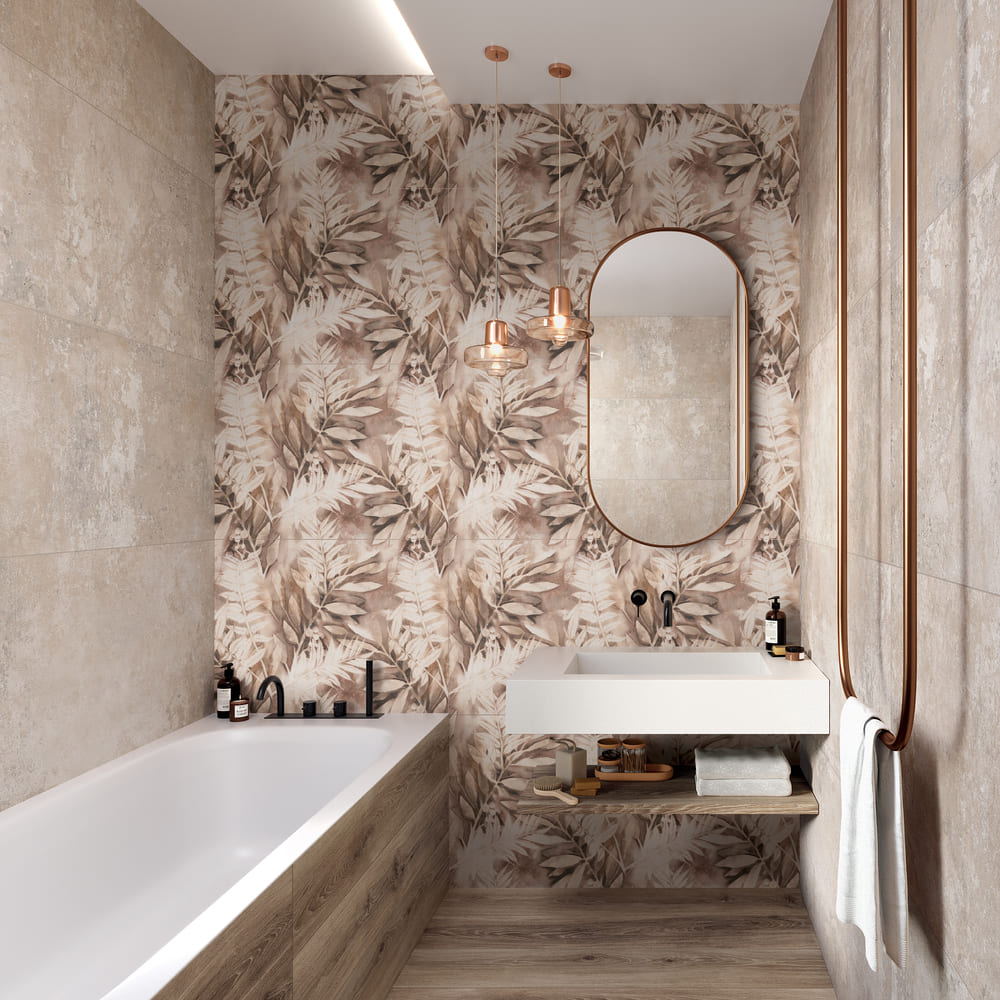 abbinare pavimenti e pareti bagno