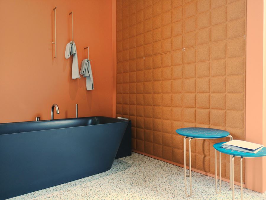 vasca da parete in solid surface Soreha Wall Albatros