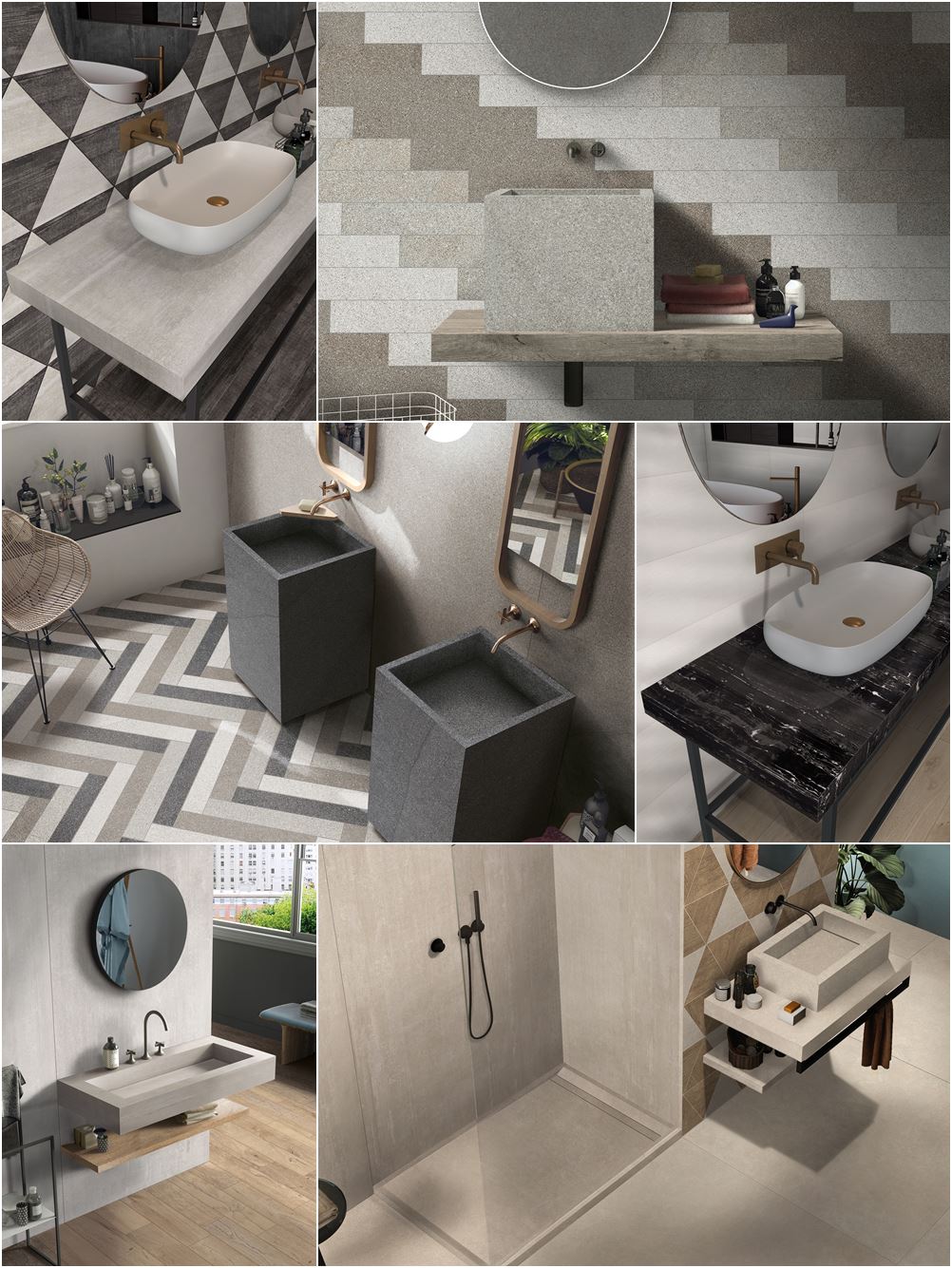 arredare il bagno in gres porcellanato