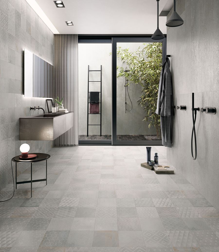 Gres effetto lamiera ossidata e acidata | Collezione Oxidart Ceramica Sant'Agostino
