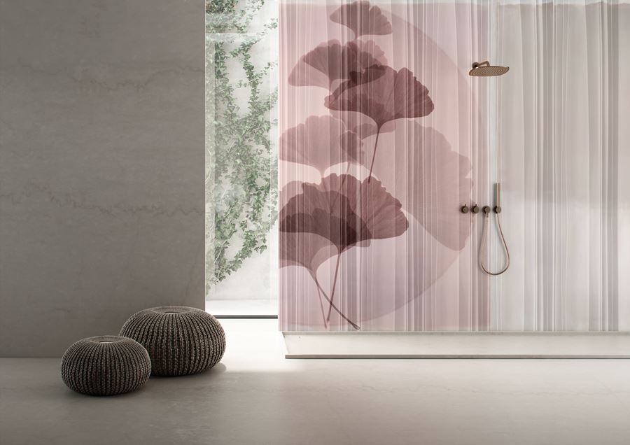 glamfusion by Glamora: carta da parati waterproof per bagno