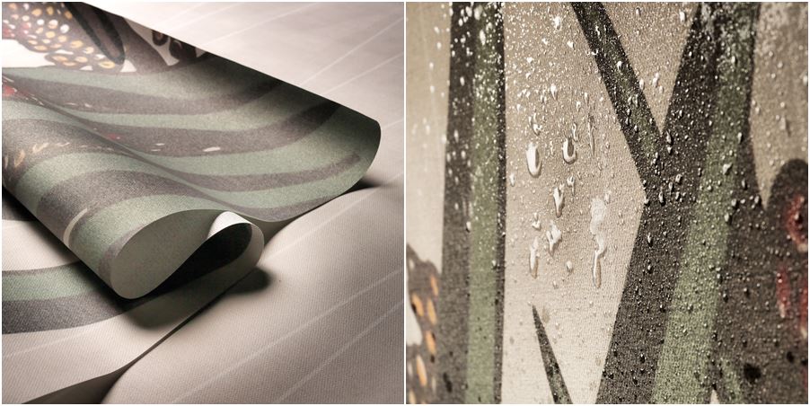 glamfusion by Glamora: carta da parati waterproof per bagno
