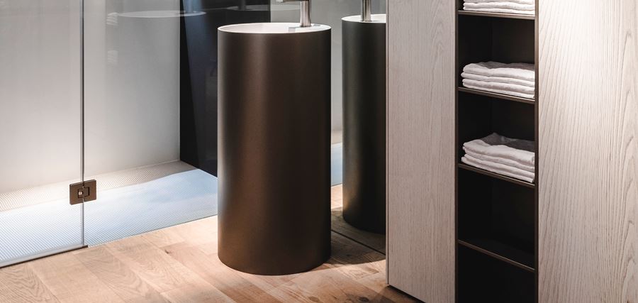 Dettaglio lavabo freestanding