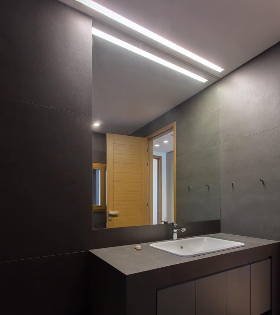 faretti led controsoffitto specchio bagno