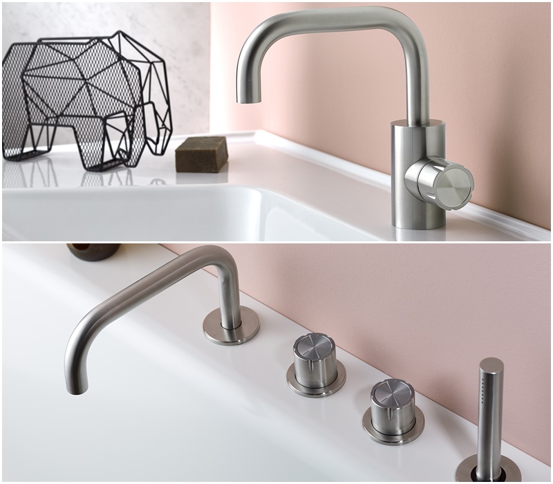 rubinetto acciaio inox Synth Mina