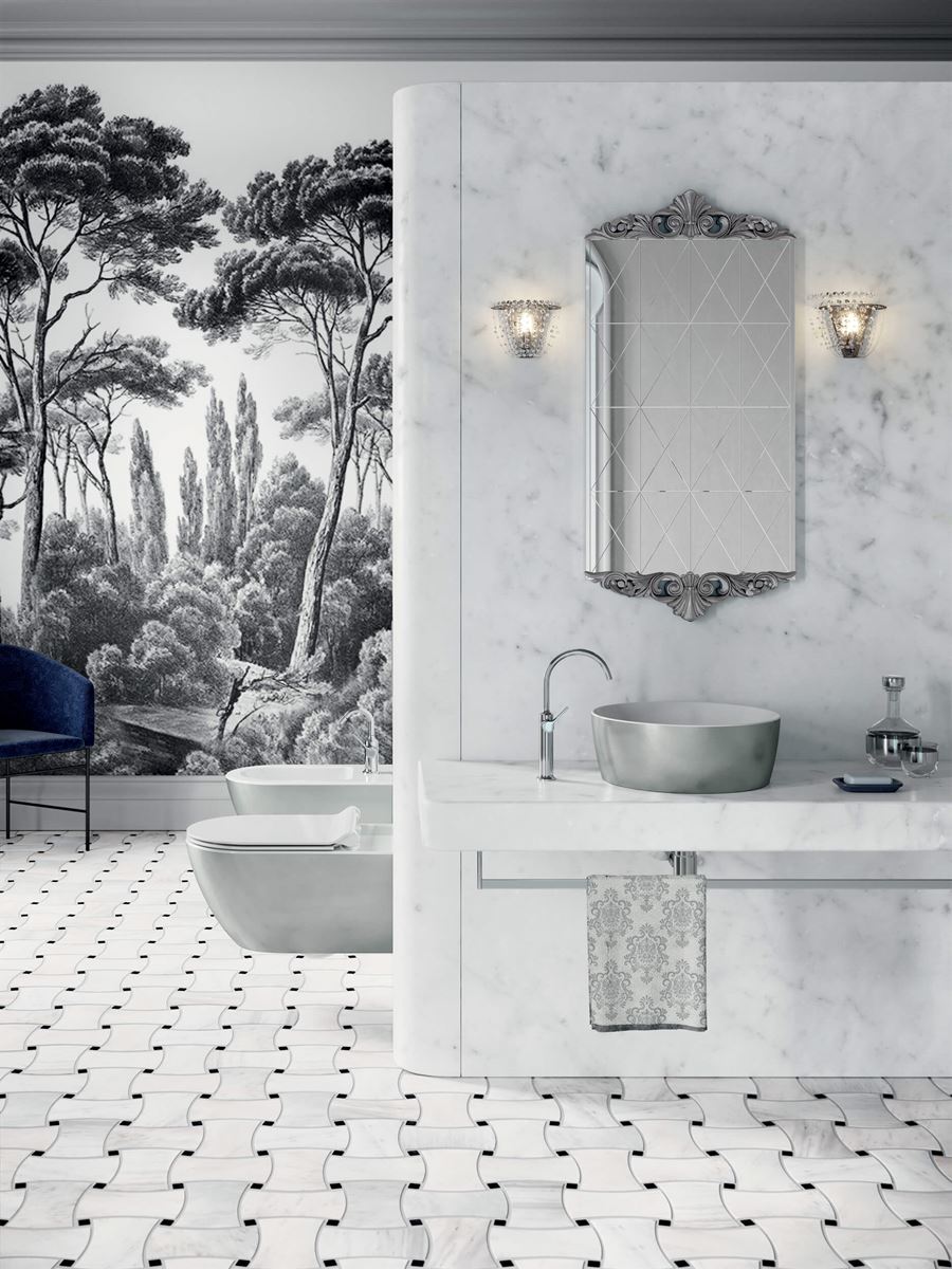 sanitari argento Platinum GSI Ceramica