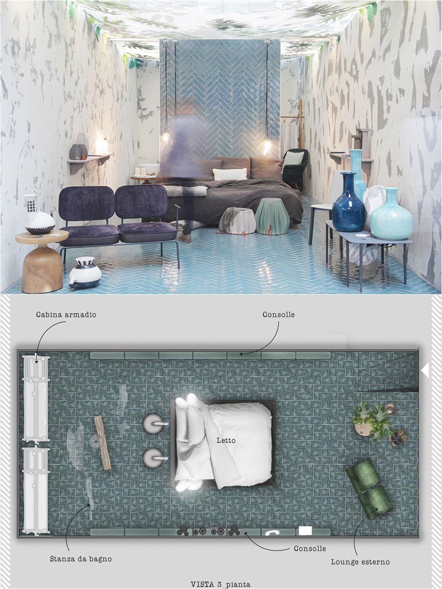 progetto camera hotel design