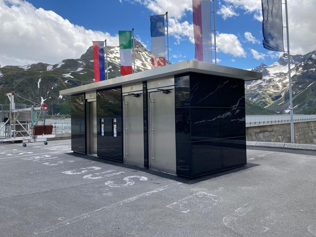 Bagno autopulente vetro retroverniciato