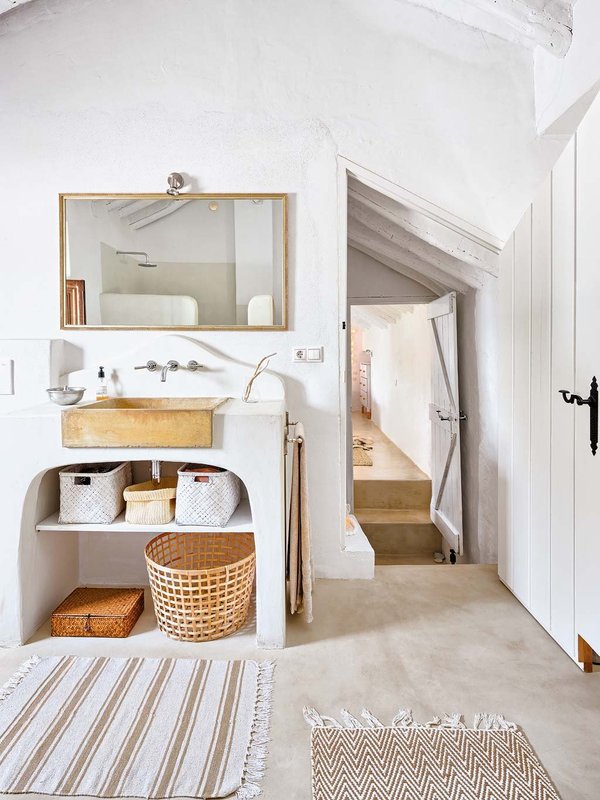 bagno di una casa al mare a Malaga (Spagna)