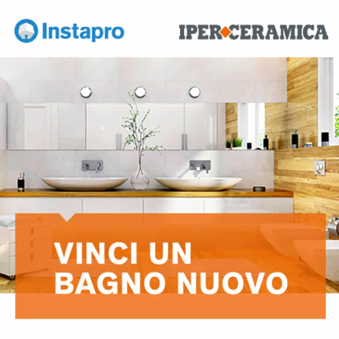 rifare il bagno gratis col concorso Instapro