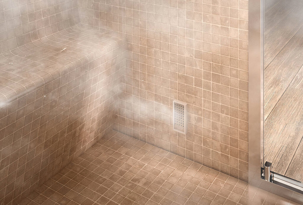 erogatore di vapore per bagno turco