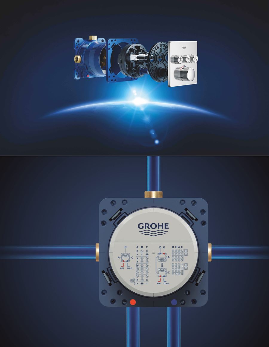 Grohe Rapido Smartbox System incasso doccia universale