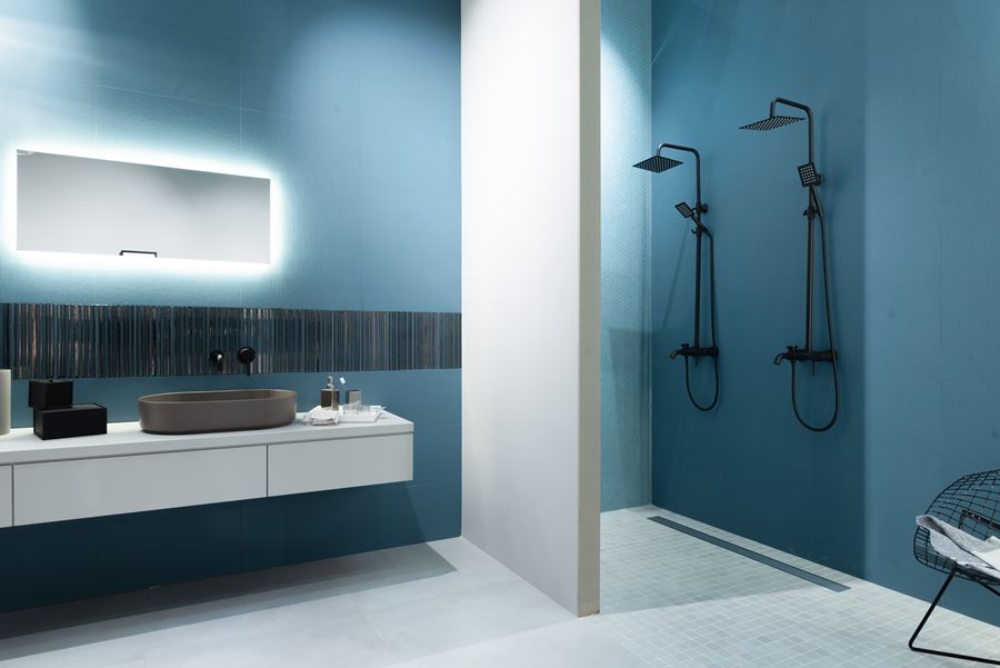 Effetto tessuto / garza per Milano & Wall - Fap Ceramica
