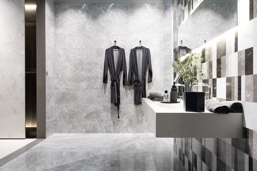 gres effetto marmo: collezione Roma Classic, Fap Ceramiche, Cersaie 2018