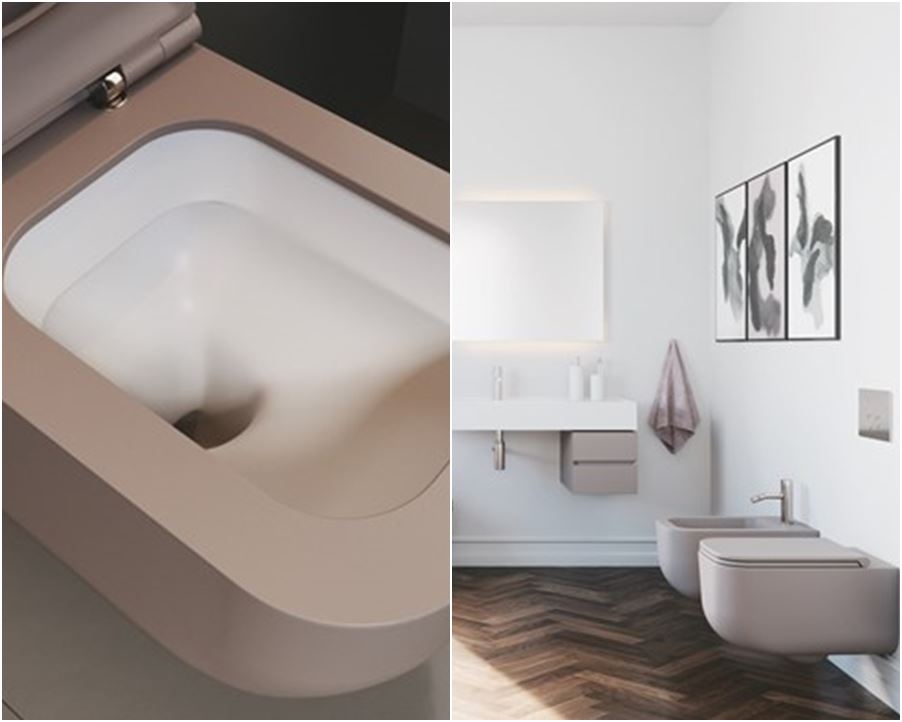 Revolution by Esedra (SDR ceramiche) sanitari in Livin-Stone