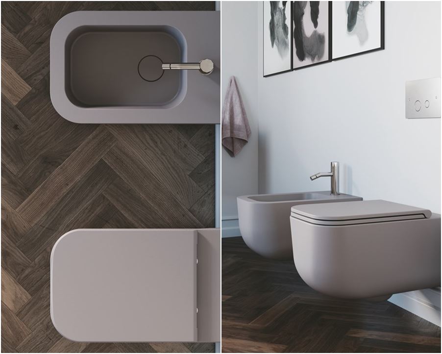 Revolution by Esedra (SDR ceramiche) sanitari in Livin-Stone