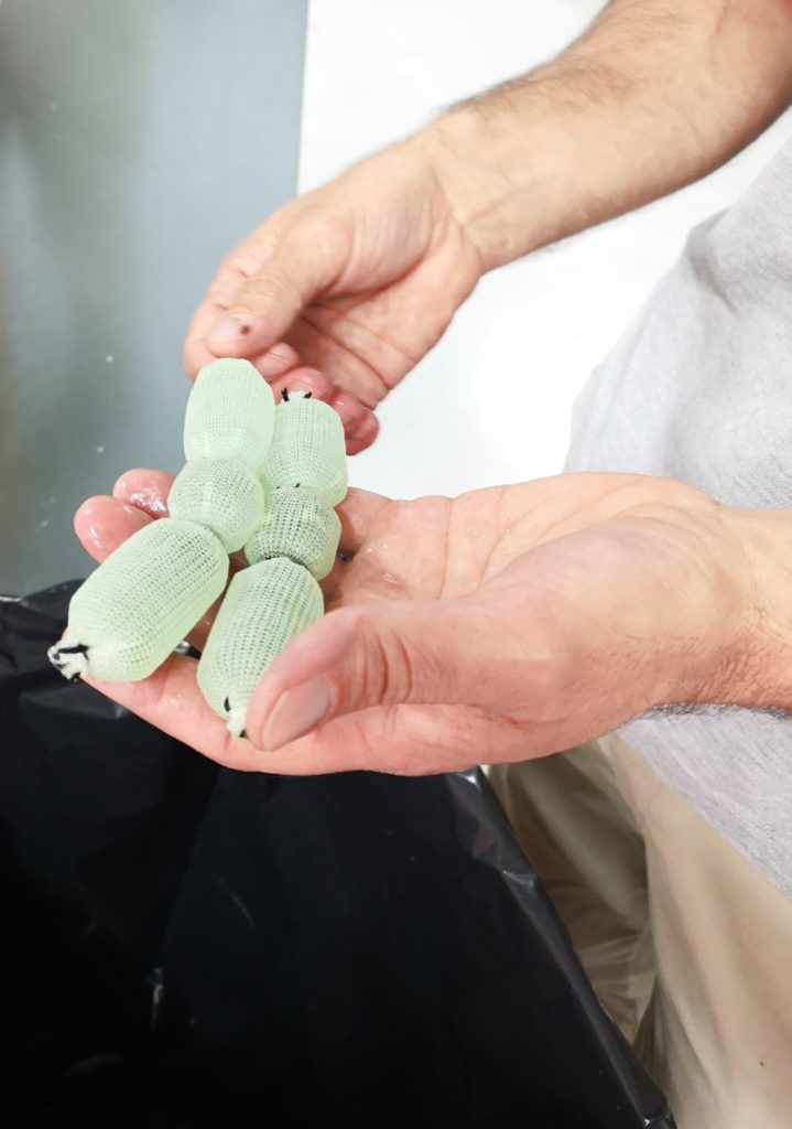 Produzione sanitari ceramica GSI test sullo scarico