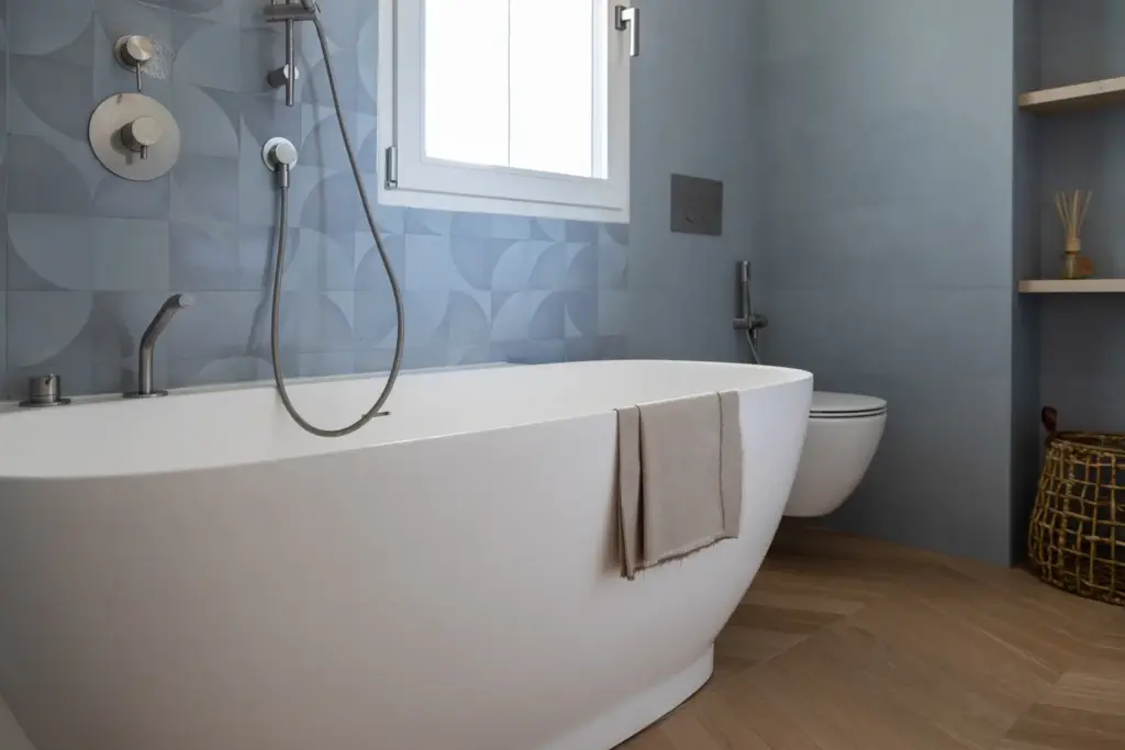 vasca da bagno su misura solid surface con idromassaggio