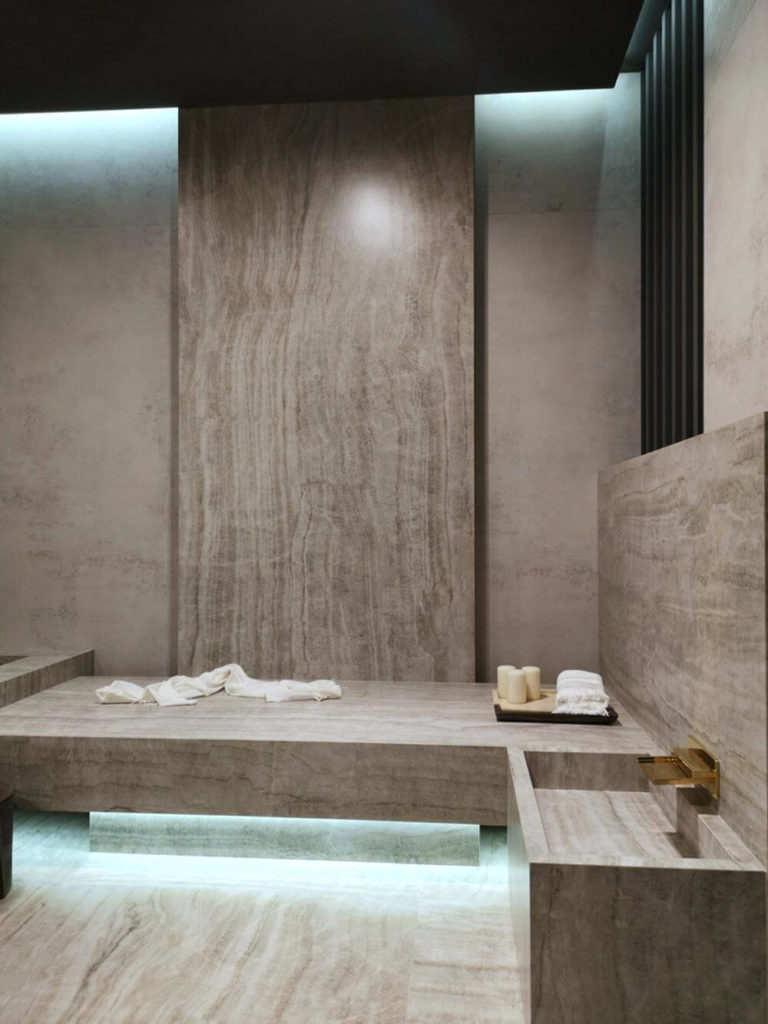gres effetto marmo per hammam