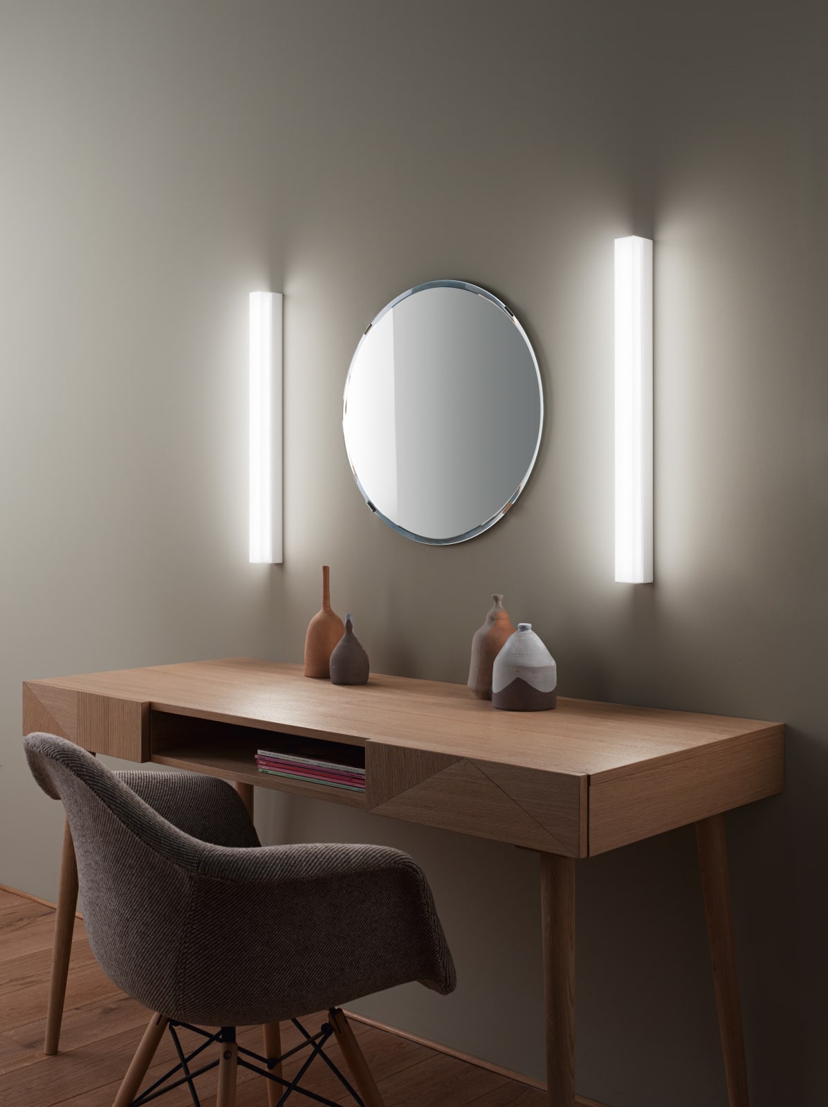 luci laterali specchio bagno KIOO ambiente