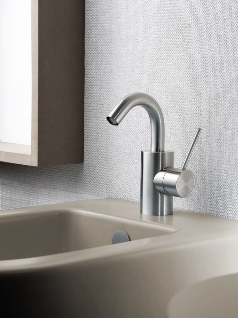 rubinetto bidet acciaio inox
