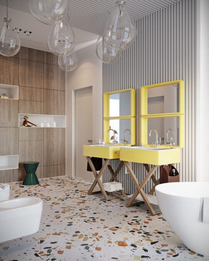 bagno in terrazzo veneziano