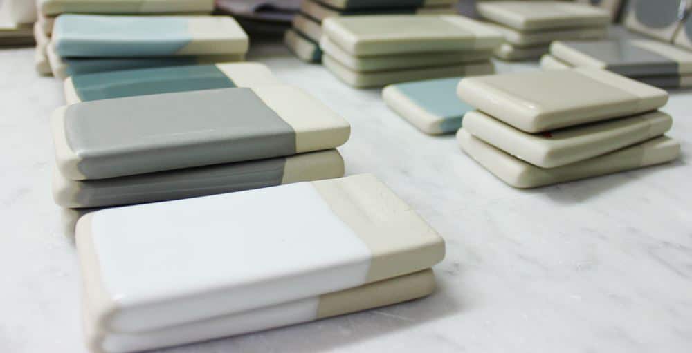 Produzione sanitari ceramica GSI prove colore