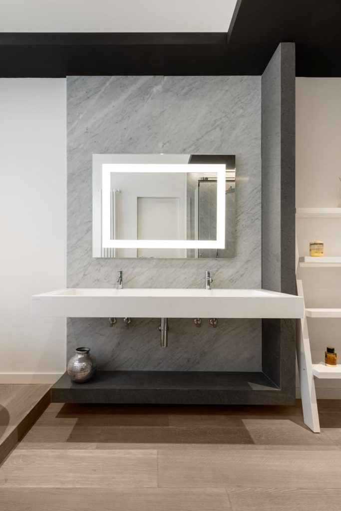 ristrutturare 2 bagni adiacenti - Roma, 2018 arch Patrizia Burato