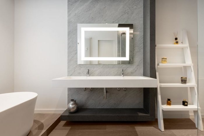 ristrutturare 2 bagni adiacenti - Roma, 2018 arch Patrizia Burato