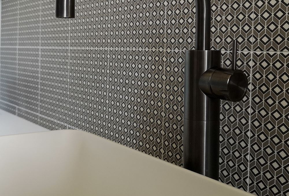 rubinetteria design acciaio inox nero miscelatore lavabo