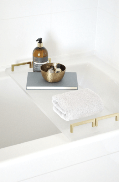 vassoio in plexiglass accessori bagno in plexiglass vassoio per vasca da bagno